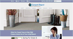 Desktop Screenshot of carpetdepot500.com