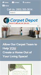 Mobile Screenshot of carpetdepot500.com